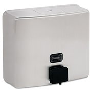 Bobrick ConturaSeries Surface-Mounted Liquid Soap Dispenser, 40 oz, SS Satin 4112